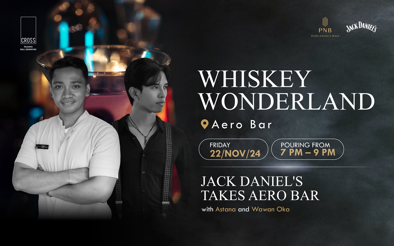 Whiskey Wonderland, A Jack Daniel’s Bar Takeover at Aero Bar, Cross Paasha Bali Seminyak 