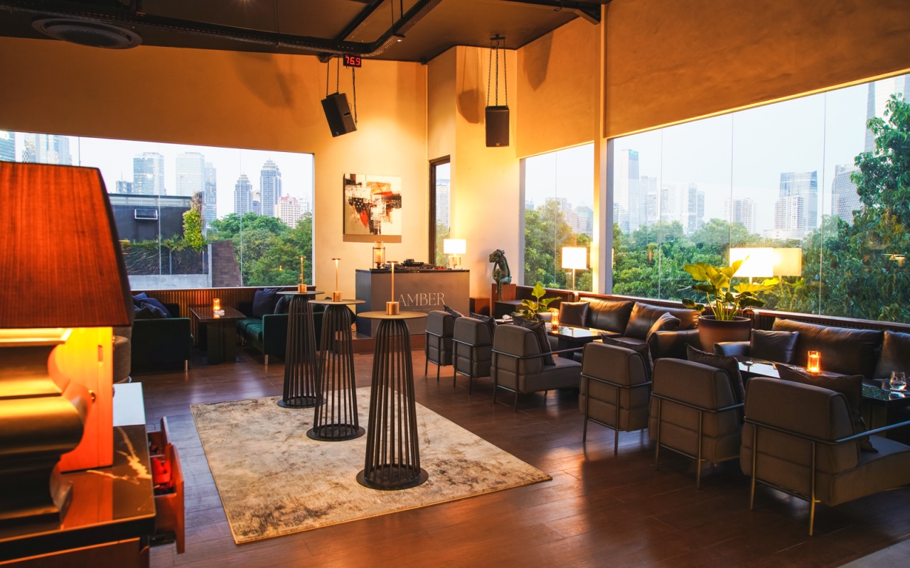 Amber Rooftop Lounge Offers Unique Cocktails with Panoramic Views of Jakarta SCBD