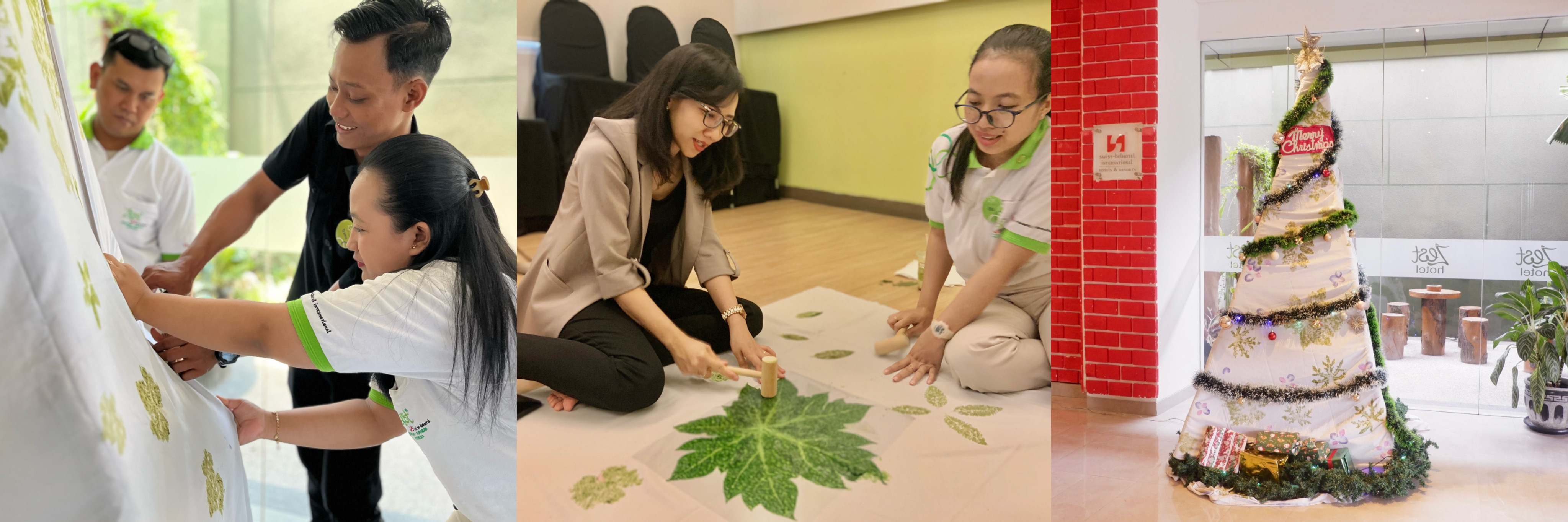 Zest Hotel Jemursari Surabaya Welcomes Christmas by Creating an Eco-Friendly Christmas Tree