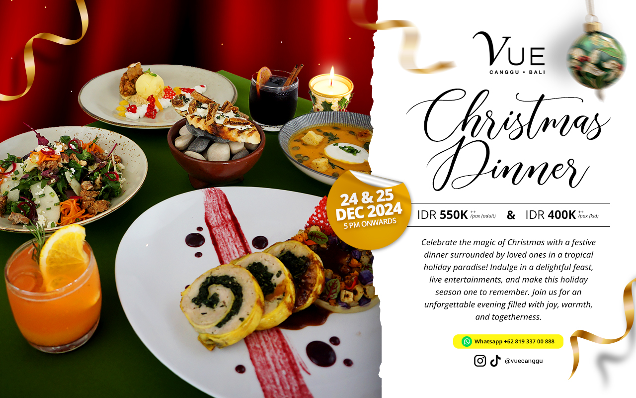 Begin the festivity with Christmas Delights at VUE Canggu