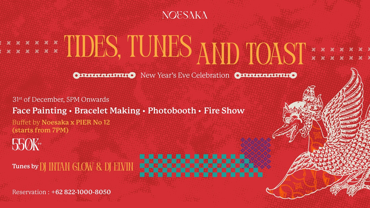 Tides, Tunes and Toast, New Year's Eve Celebration at Noesaka