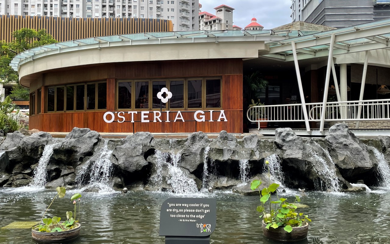 Osteria GIA Opens Seventh Outlet at Central Park Mall - Tribeca Park