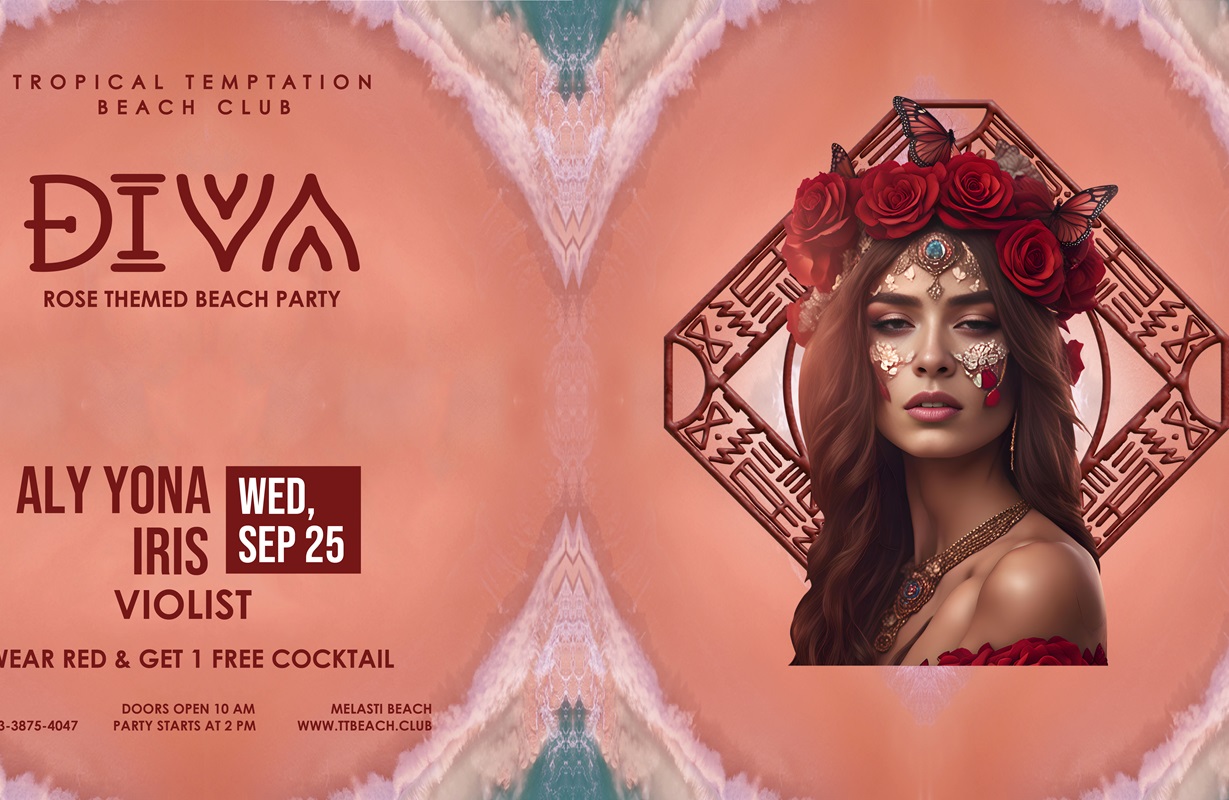 A Night of Roses: DIVA Party at Tropical Temptation Beach Club