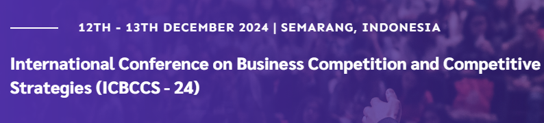 International Conference on Business Competition and Competitive Strategies (ICBCCS - 24)