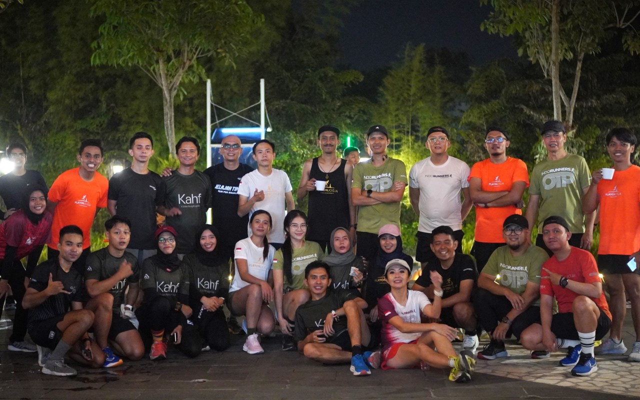 Mataram City Yogyakarta Holds "Thursday Night Run" with the Playon Community