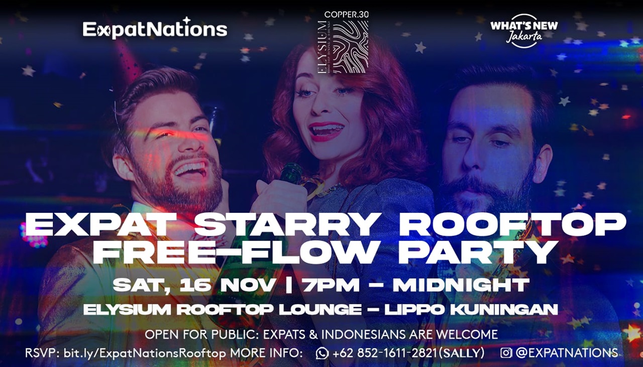 ExpatNations Starry Rooftop Free-Flow Party