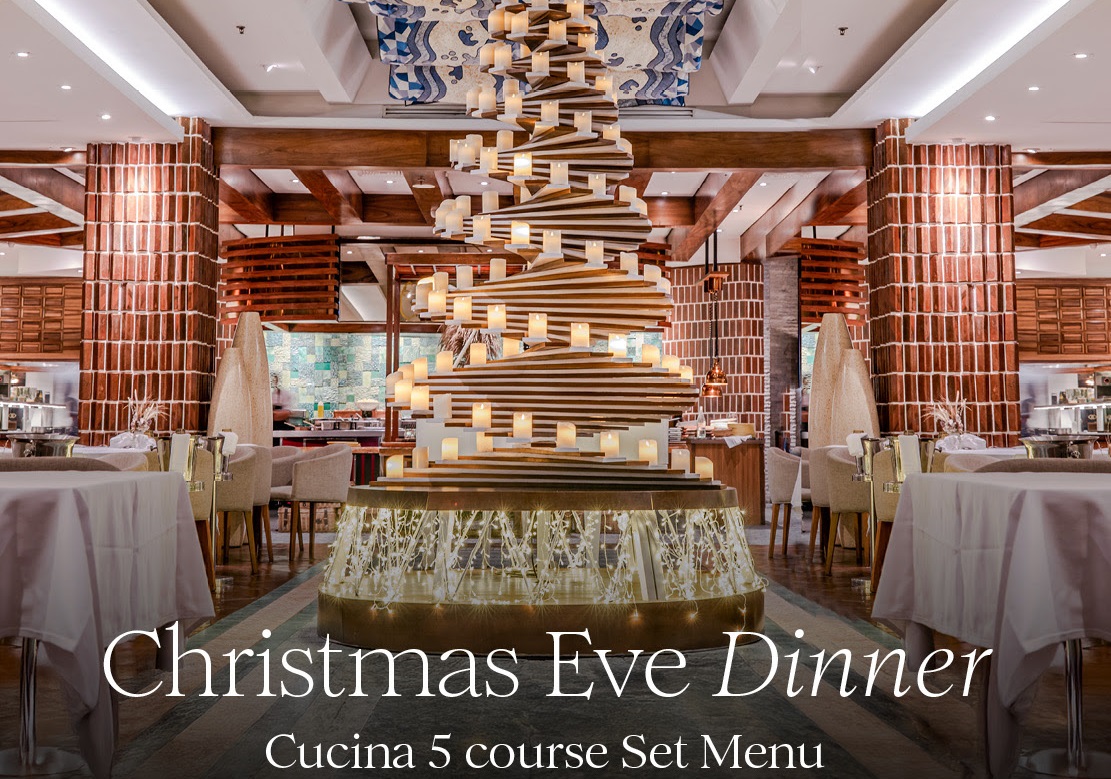 5-course Christmas Eve dinner at Cucina in Sofitel Bali Nusa Dua Beach Resort