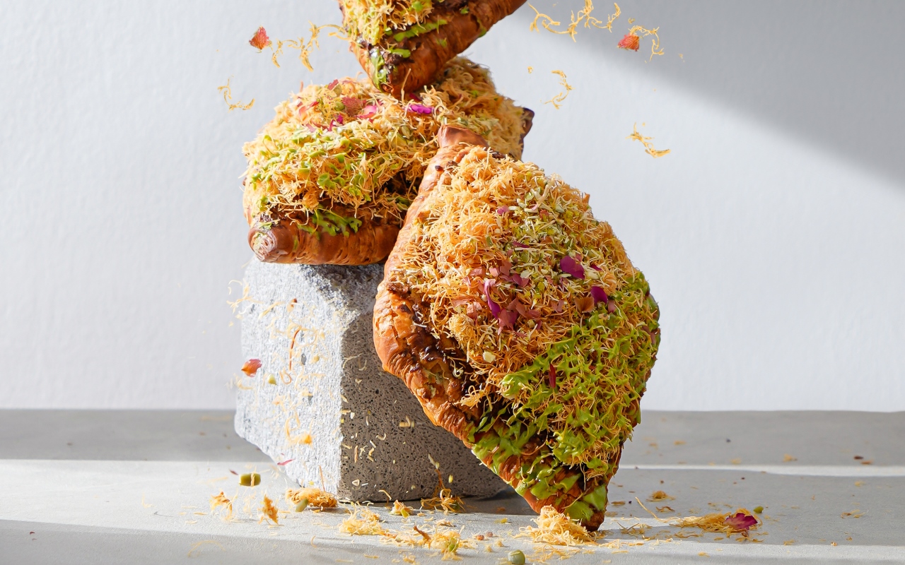 Bakerman Dubai Pistachio Kunafa Croissant