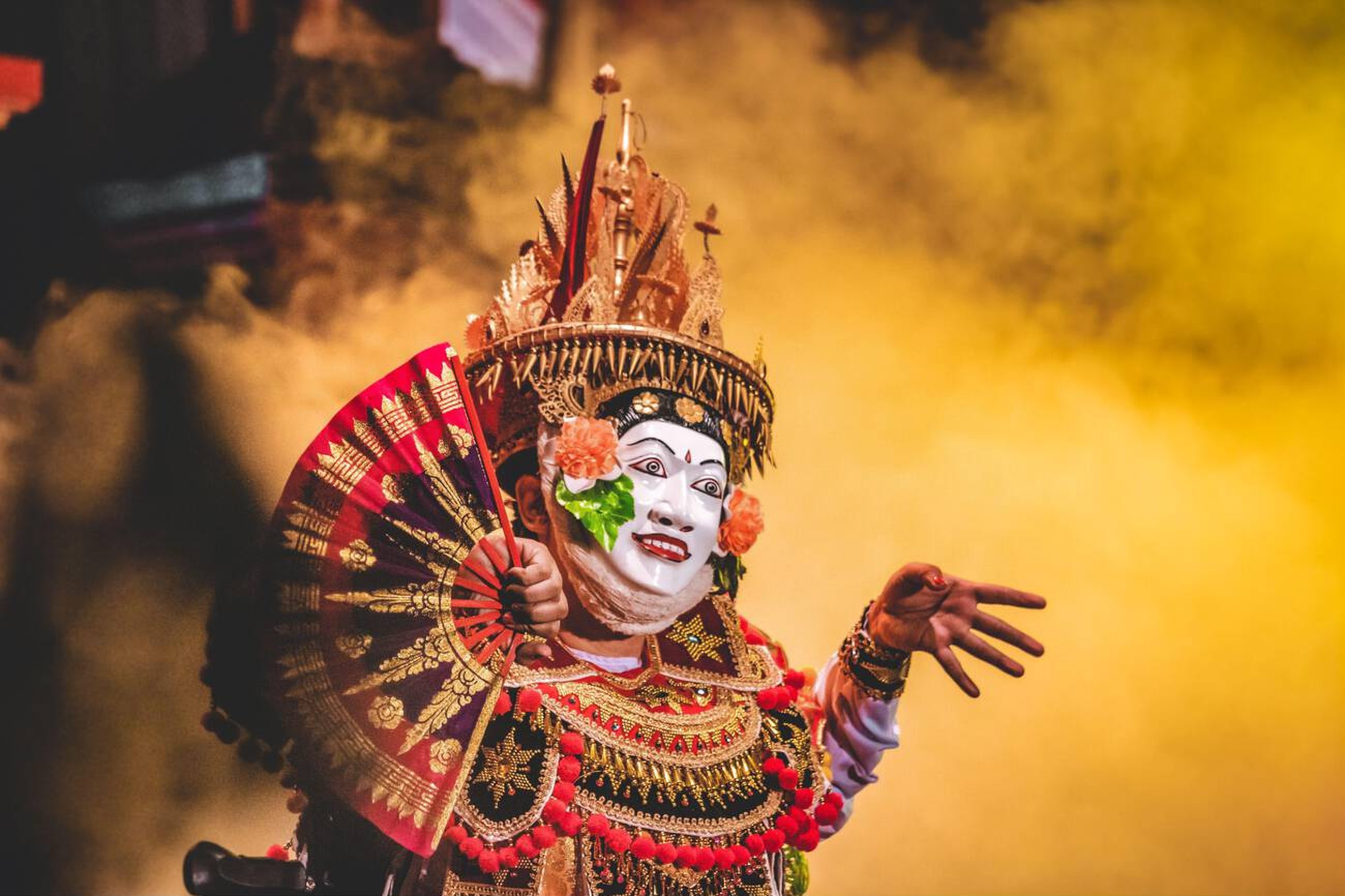 Balinese Dancer with Majestic Lighting