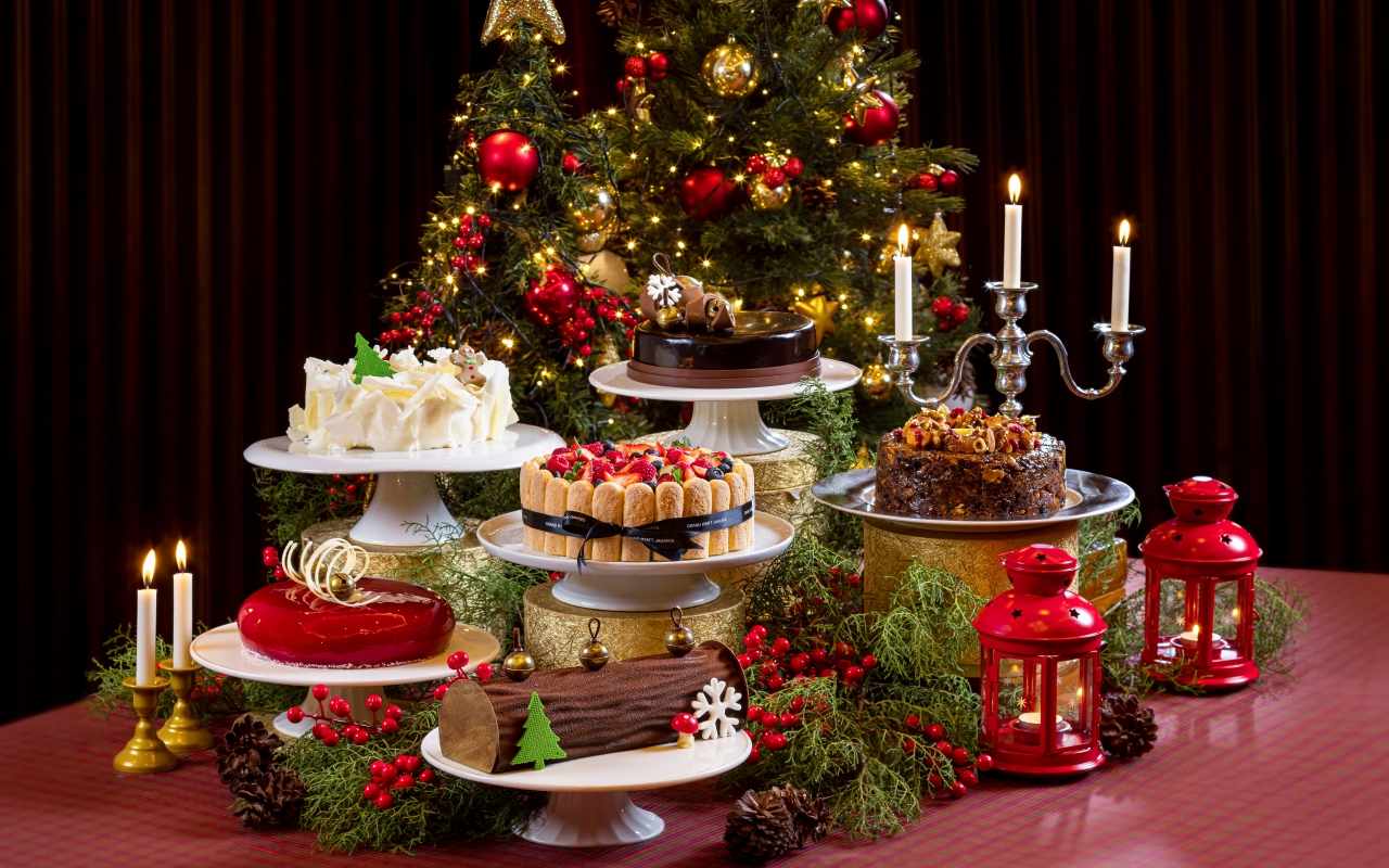 Christmas Cakes at Grand Hyatt Jakarta