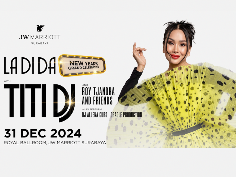 Titi Dj at JW Marriott Surabaya for New Year’s celebrations 