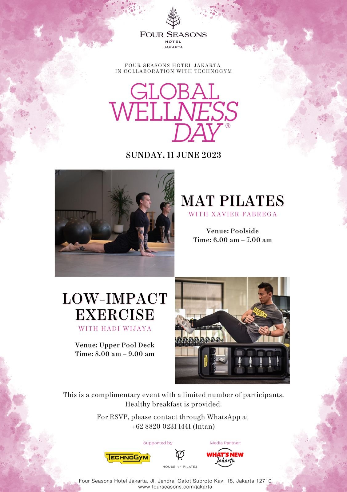 Four Seasons Hotel Jakarta Global Wellness Day