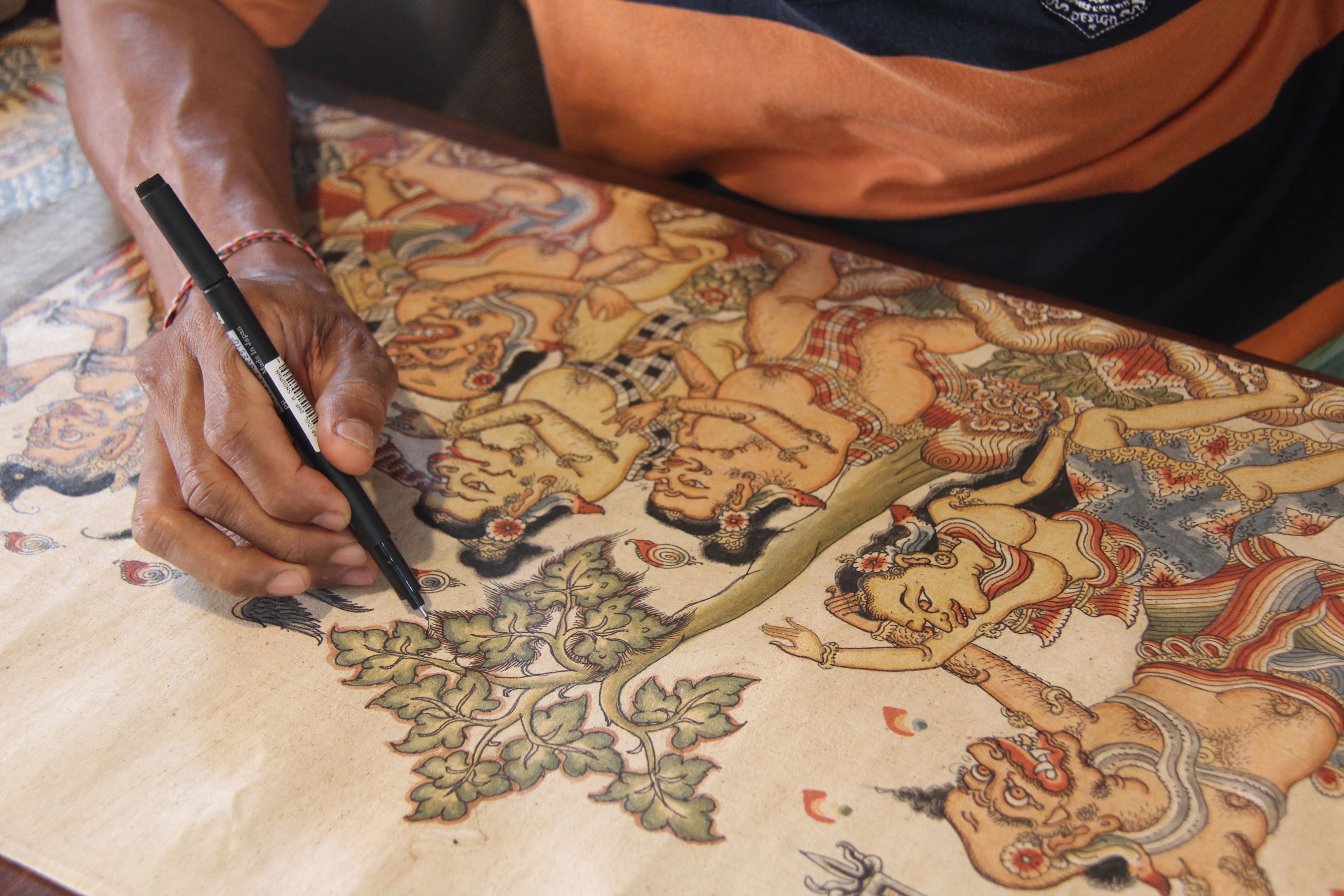 The Indigenous Beauty of Kamasan Painting Technique