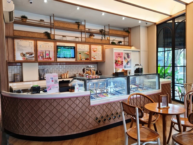 Gelato Secrets inside Shophaus Mahakam