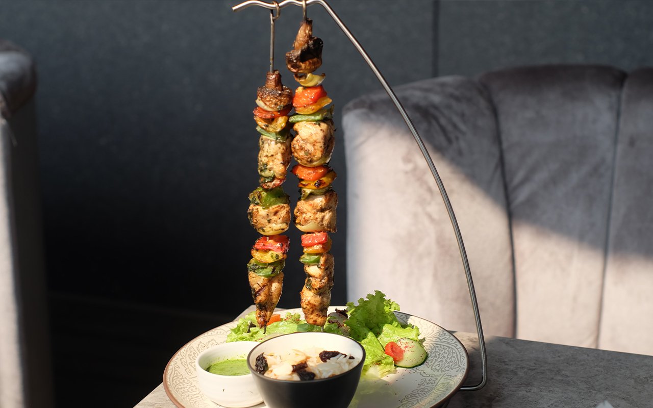 Hanging Chicken Kebab