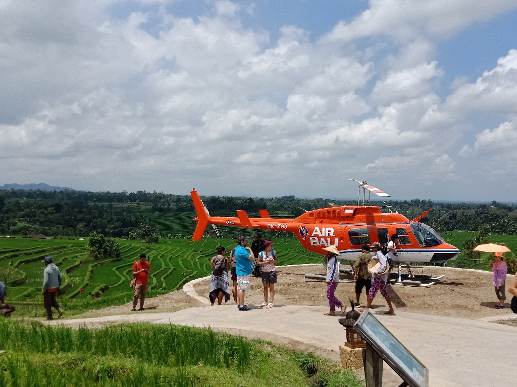 Helipad at Jatiluwih by Kilas Bali