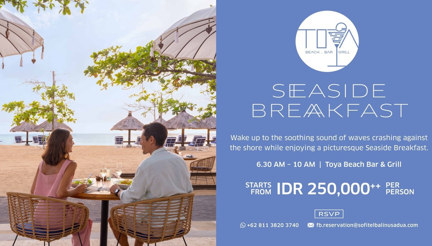 Sofitel Toya Beach Grill Seaside Breakfast