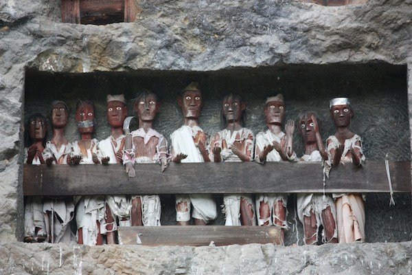 tau tau in Tana Toraja, Sulawesi. 