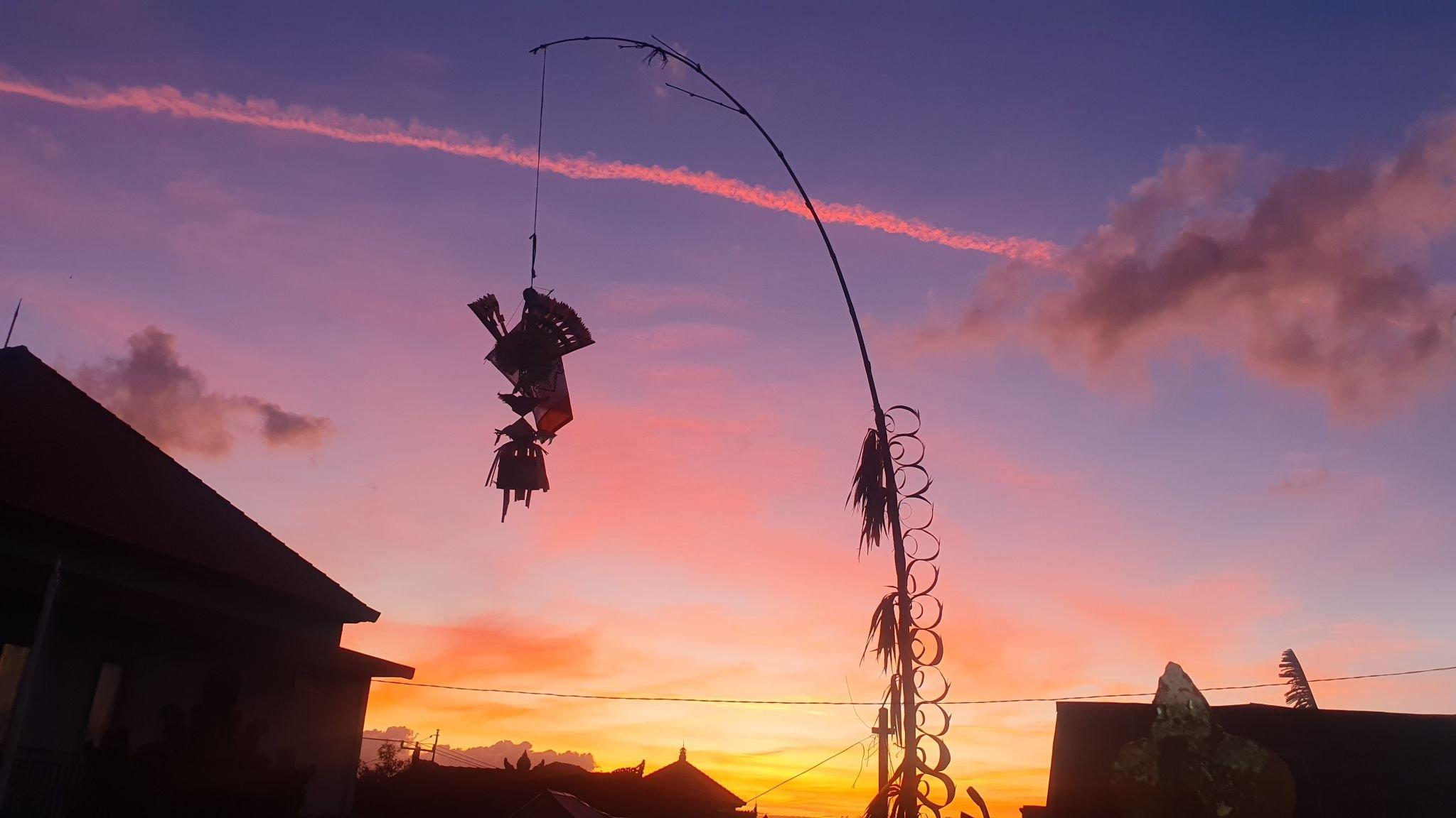 Penjor at Dawn