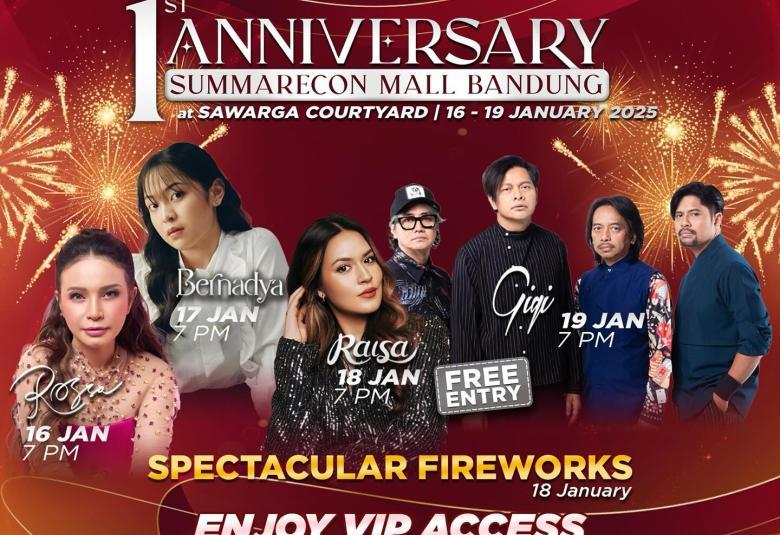 1st Anniversary Summarecon Mall Bandung