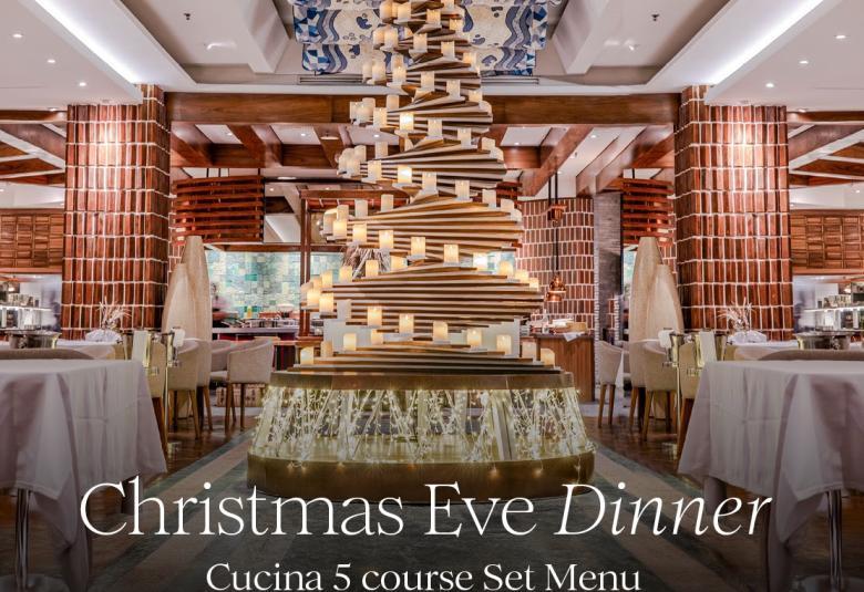 5-course Christmas Eve dinner at Cucina in Sofitel Bali Nusa Dua Beach Resort