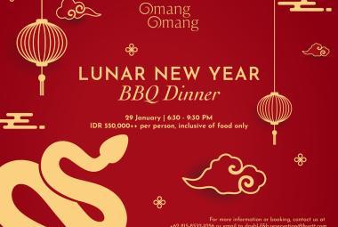 Lunar New Year BBQ Dinner at Omang Omang, Hyatt Regency Bali