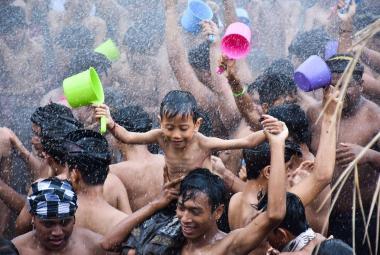 The Splashing Fun of Siat Yeh; Bali's Own 'Songkran' Water Festival