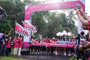 Sea of Pink Flooded Hyatt Regency Yogyakarta at the 2024 Pink Ribbon Charity Run